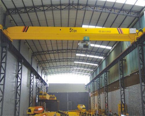 5 тона един жезъл надземен кран с електрически Hoist.jpg 5 Ton Single Girder Overhead Crane with Electric Hoist.jpg
