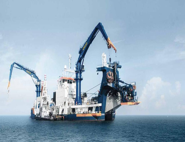 2.5t 22 м Хидравличен телескопичен телескопичен крачолен кран Морски корабен палуб Crane.jpg 2.5t 22m Hydraulic Knuckle Telescopic Boom Crane Marine Ship Deck Crane.jpg