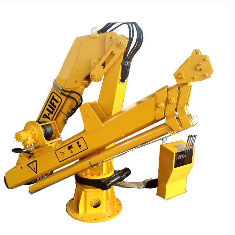 Сгъваем бум кран Клекнал бум морската палуба Crane.jpg Folding Boom Crane Knuckle Boom Marine Deck Crane.jpg