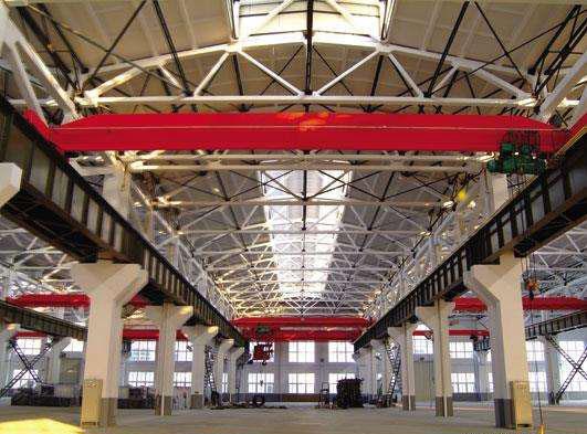 Lowhead Room Single Girder надземен кран за спестяване на строителни разходи.jpg Lowhead Room Single Girder Overhead Crane for Saving Construction Cost.jpg